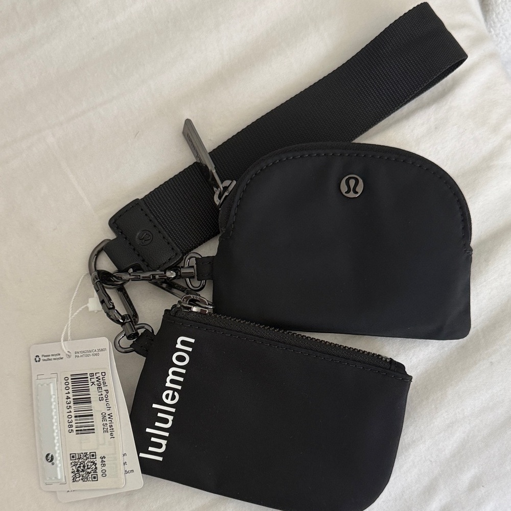 Lululemon Black Belt Bag Set